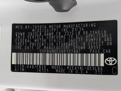 2024 Toyota Corolla LE CVT