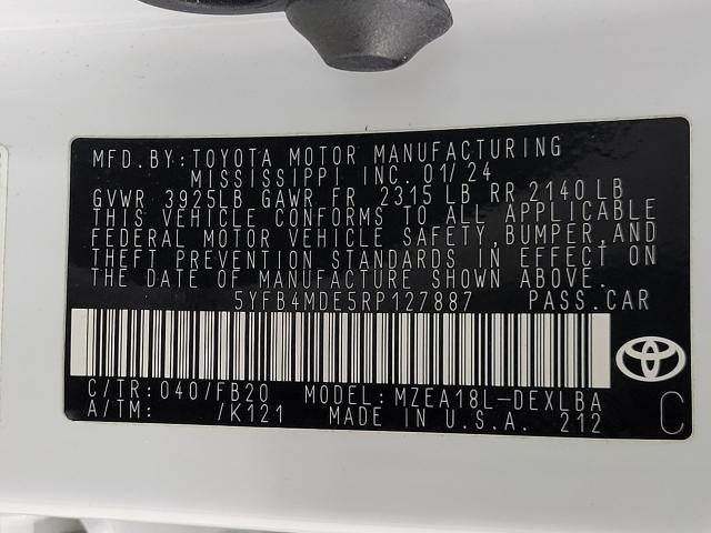 2024 Toyota Corolla LE CVT