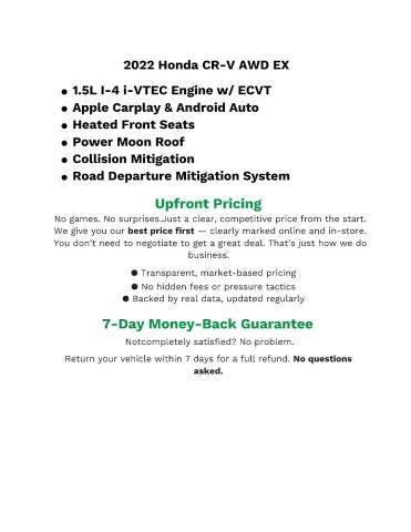 2022 Honda CR-V EX AWD