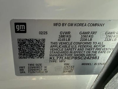 2025 Chevrolet Trax FWD 4dr LT