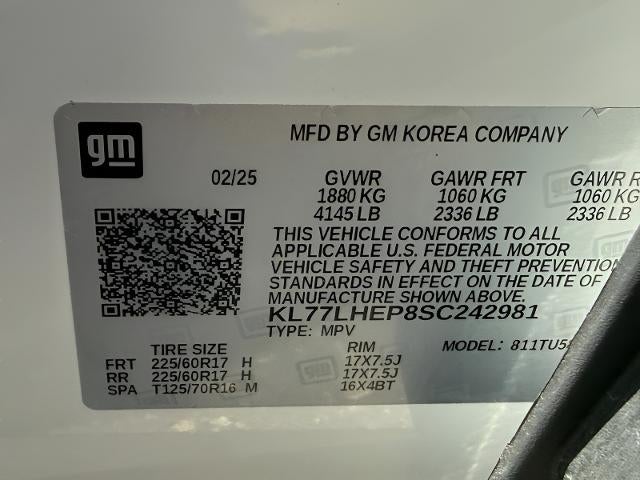 2025 Chevrolet Trax FWD 4dr LT