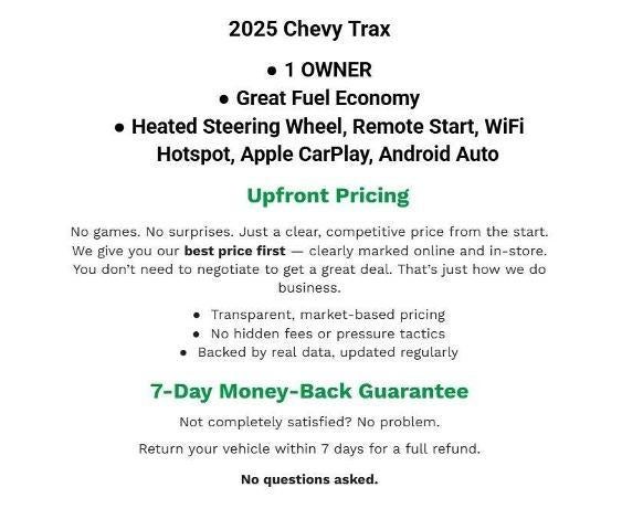 2025 Chevrolet Trax FWD 4dr LT