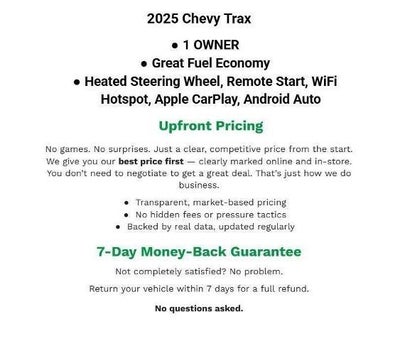 2025 Chevrolet Trax FWD 4dr LT