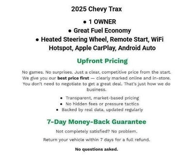 2025 Chevrolet Trax FWD 4dr LT