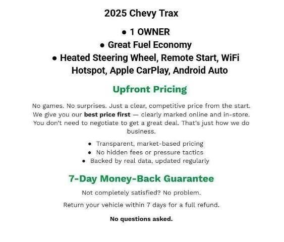 2025 Chevrolet Trax FWD 4dr LT