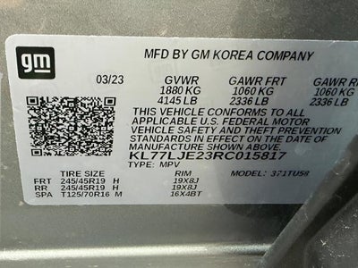 2024 Chevrolet Trax FWD 4dr 2RS