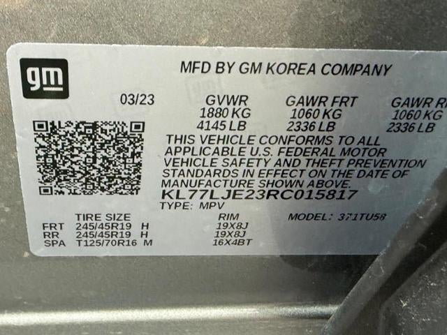 2024 Chevrolet Trax FWD 4dr 2RS
