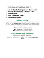 2025 Chevrolet Trailblazer AWD 4dr LT