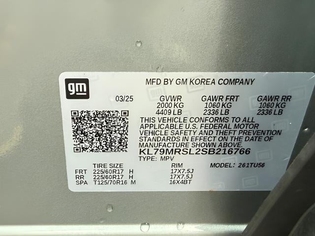 2025 Chevrolet Trailblazer AWD 4dr LT