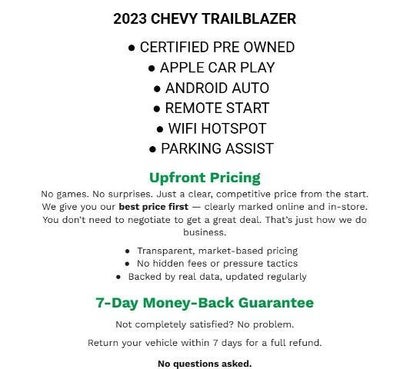 2023 Chevrolet Trailblazer AWD 4dr LT