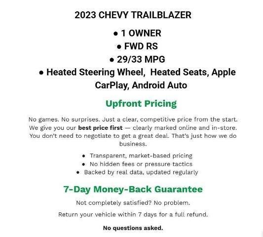 2023 Chevrolet Trailblazer FWD 4dr RS